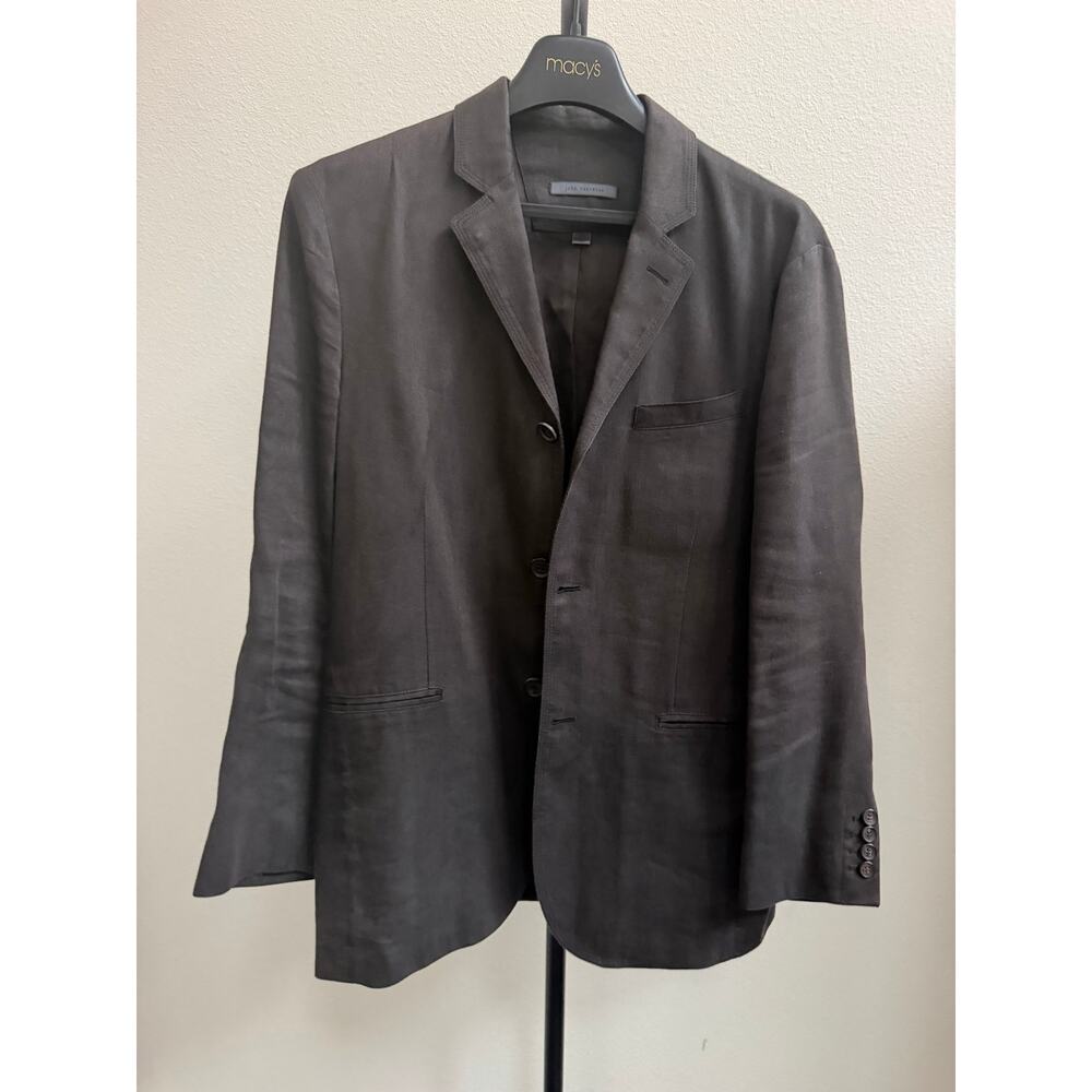 John Varvatos linen blend blazer sports coat 38/48 - Picture 2 of 6